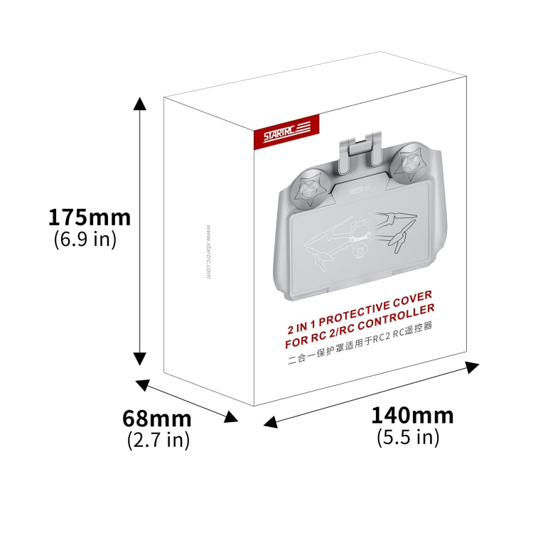 For DJI RC / RC 2 STARTRC Remote Control Sunshade Protection Cover, For DJI RC / RC 2 For DJI RC / RC 2 STARTRC Remote Control Sunshade Protection Cover, For DJI RC / RC 2